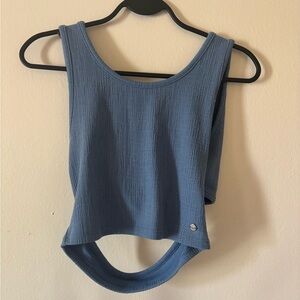 Roxy Blue Sleeveless Women's Tank- wraparound